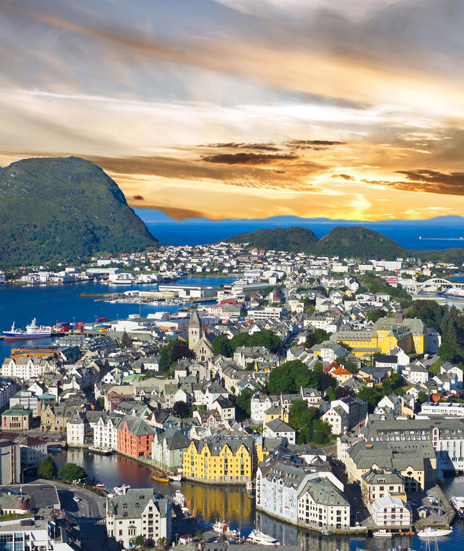 Utsikt over Ålesund